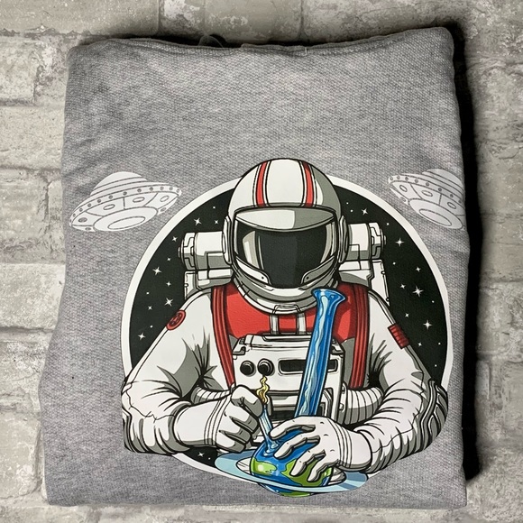 EVOLVE: SPLIFFS & SPACESHIPS CUSTOM HOODIE (UNISEX) - Picture 1 of 10
